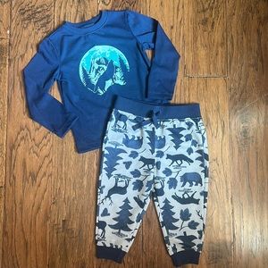 Land’s End 2T Woodland Pajamas